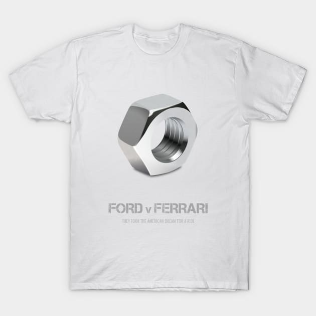 Ford v Ferrari - Alternative Movie Poster T-Shirt by MoviePosterBoy